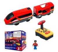 OBEST Train Télécommande Jouet, Train de Locomotive, Voiture Éducatif pour Les Jeunes Enfants