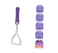 Obetuens 5 pièces Capuchons de Touches en métal placage de Couleur Tactile spécial Belles Textures Capuchons de Touches XDA décoratifs pour cla r mécanique pour cla RS mécaniques (Violet)