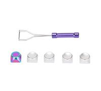 Obetuens 5 pièces Capuchons de Touches en métal placage de Couleur Tactile spécial Belles Textures Capuchons de Touches XDA décoratifs pour cla r mécanique pour cla RS mécaniques (Argent)