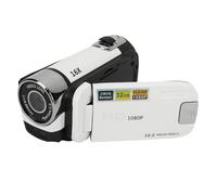 Obetuens Caméscope numérique D90 1080P 16MP avec écran Rotatif de 2,4 Pouces, Zoom 16X, lumière d'appoint, enregistreur vidéo HD pour vlogging, Photographie, Voyage, Mariage et Camping (Blanc)