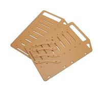 Obetuens Support Acrylique De Disque Dur De DIY pour L'Installation des Disques Durs Multiples De 3,5 Pouces Et des Fans Multiples De 8Cm ParenthèSe De Disque Dur De DIY, Trou PréCis De (8 Couches)