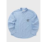 Obey Bigwig blueprint woven men Longsleeves blue taille: XL