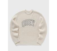 Obey collegiate sweater men Pullovers white en taille: L