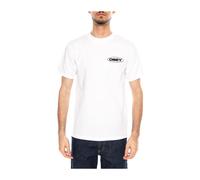 Obey - Global Impact Classic T-Shirt - Homme - Tops - Blanc - Taille: M