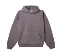 Obey - Lowercase Pigment Dyed Sweat à capuche - Homme - Sweatshirts et sweats à capuche - Gris - Taille: S