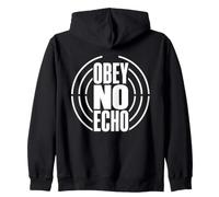 Obey NO Echo Esprit Libre Voix Personnelle Sweat à Capuche