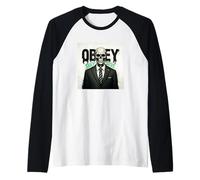 Obey Sweat à capuche They Live Horror Sci-Fi Watch TV Manche Raglan