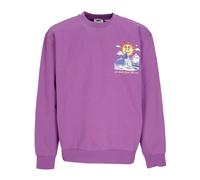 Obey - Sweat Léger Col Rond Nous Venons du Soleil - Homme - Sweatshirts et sweats à capuche - Violet - Taille: XS