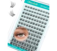 Obeyalash Extension Cils Individuels Wispy Cluster Lashes D Curl Lash Cluster RéUtilisables Faux Cils Individuel Naturel Cat Eyes 8-16mm Ucoolme Lashes DIY at Home (D Curl 8-16mix)