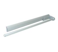 OBF 03 0421 47 Porte-torchons en aluminium anodisé naturel Grimme Eris (porte-serviettes) extensible 1 bras pour la cuisine ET 465 mm Longueur 443 mm