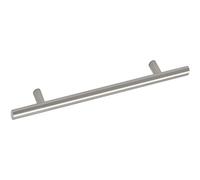 OBF Grimme 8514210320 Cristo Poignée de meuble en acier inoxydable brossé Argenté entraxe 320 mm Diamètre 12 mm Largeur 400 mm