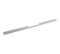 OBF Grimme 8536620550 Poignée de meuble Agenor carrée Largeur 590 mm Aluminium anodisé naturel Argenté Espacement 492 mm