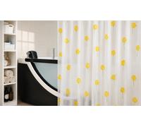 OBI Deco-Line Rideau De Douche Lisa 180x200 En PEVA Imperméable Motif Tulipes