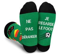 Obidodi Chaussettes Football Homme 39-46, Ne Pas Déranger, Je Regarde Le Foot, Chaussettes Fantaisie Football Coton, Cadeau Entraineur Foot