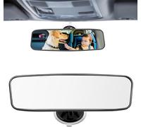 Obidodi Rétroviseur pour test de conduite, Accessoires Voiture, Instructeur de Conduite, Apprenant, Examiner, Rétroviseur de Voiture avec Ventouse, Réglable pour Test de Conduite et Leçon (200 x 60