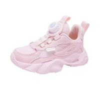 OBiQuzz Chaussures d'intérieur pour enfants et automne en maille respirante Boucle rotative Lacets de chaussures réglables Moyen et grand Chaussures de sport pour enfants Chaussures pour enfants 29