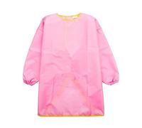 OBiQuzz Combinaison artistique pour enfants, tablier pour enfants, accessoires de peinture, manches longues garçon ensemble, Rose, 2-3 ans