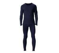 OBiQuzz Ensemble de sous-vêtements thermiques pour homme - Sous-vêtements fonctionnels longs et doux - Sous-vêtements thermiques - Sous-vêtements thermiques respirants - Sous-vêtements de ski, bleu