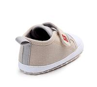 OBiQuzz Filles Nouveau-né Premier Bébé Chaussures Mignon Unique Randonneur Lettre Souple Toile Bébé Chaussures Chaussures Hommes, kaki, 11
