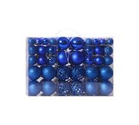 OBiQuzz Lot de 100 boules de Noël incassables pour la décoration de sapin de Noël - Échelle de corde d'extérieur - Pour adulte (bleu, taille unique)