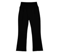 OBiQuzz Pantalon de yoga pour fille - Taille noire - Legging doux - Taille :, Noir , 6-7 ans