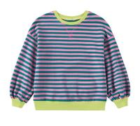 OBiQuzz Sweatshirts Filles Sweatshirts Sweat-Shirt Ample Pull Manches Longues Col Rond Rayé Bébé Noeud Papillon, PK1., 13-14 ans