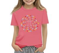 OBiQuzz T-shirt pour adolescent - Jour des mathématiques - Numéro 2025 - Pour enfants, Rose, 2-3 ans