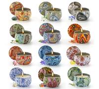 Obisesio Lot de 12 bougies parfumées pour la maison, le bain et le corps - Bougies d'aromathérapie non toxiques pour hommes, femmes, amis, anniversaire, fête des mères