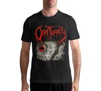 Obituary Band Graphic Men Ultra Cotton Adult Fashion T-Shirt Black L