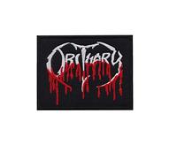 Obituary Blood Death Metal Band Écusson Patch en fer brodé sur accessoire