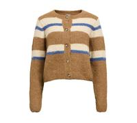 OBJECT Cardigan crème / beige foncé / gentiane, Taille S