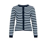 OBJECT Cardigan 'Ester' bleu nuit / blanc, Taille XL