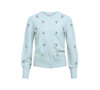 OBJECT Cardigan 'OBJEBBA' bleu clair / sapin / corail / magenta, Taille XL