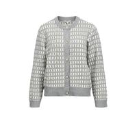 OBJECT Cardigan 'OBJThess' gris chiné / blanc, Taille XL