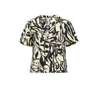 Object Karina Short Sleeve Blouse Beige,Noir 34 Femme