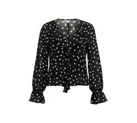 OBJECT Chemisier 'OBJGina' noir / blanc, Taille S