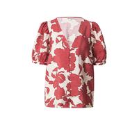 OBJECT Chemisier 'OBJJacira' crème / rouge foncé, Taille L