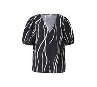 OBJECT Chemisier 'OBJJacira' noir / blanc, Taille XL