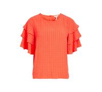 OBJECT Chemisier 'VIVA' rouge orangé, Taille XS