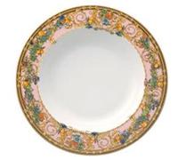 Object de decoration versace home le jardin de versace assiette creuse 22 cm Or G