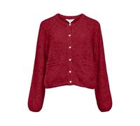 Object Knit Objsaggia Re L/S Noos Cardigan en Tricot, Rouge Karanda, M Femme