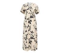 Object Long Wrap Dress Objjacira S/S Re Robe Longue enveloppante Noos, Sandshell, 42 Femmes