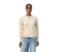 Object Objdoris Re L/S Knit Pullover Noos Pull-Over, Sandshell/Détail : mélangé, XL Femme