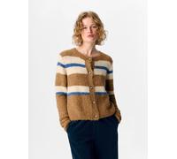 OBJECT OBJECT Brown Stripe Long Sleeve Cardigan