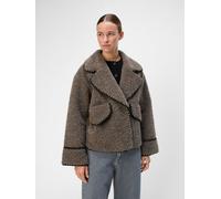 OBJECT OBJECT Brown Whipstitch Teddy Jacket