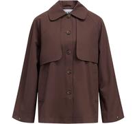 OBJECT OBJECT Chocolate Brown Short Trench Jacket
