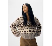 OBJECT OBJECT Cream Fair Isle Long Sleeve Jumper