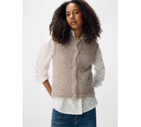 OBJECT OBJECT Cream Knit Vest Cardigan