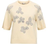 OBJECT OBJECT Cream Short Sleeve Knit Jumper