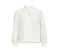 Object Objfeodora Marika L/S Shirt Noos Blouse, Cloud Dancer, S Femmes